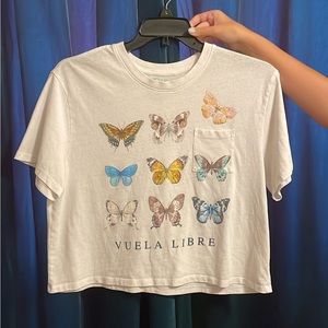 Beautiful Butterfly multicolored t shirt